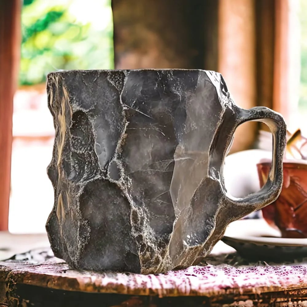 CrystalBrew Krystalkop – Elegant Design til Hverdagens Stunder Obsidian