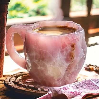 CrystalBrew Krystalkop – Elegant Design til Hverdagens Stunder Rosenquarz