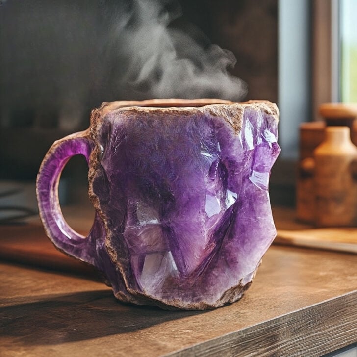CrystalBrew Krystalkop – Elegant Design til Hverdagens Stunder Amethyst