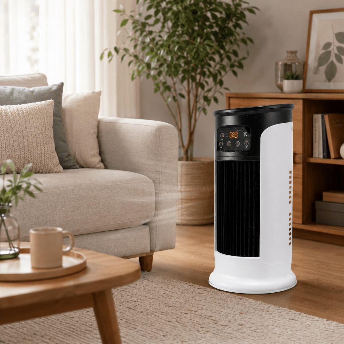 AirFlow Mini Luftkøler – Kompakt Bordmodel
