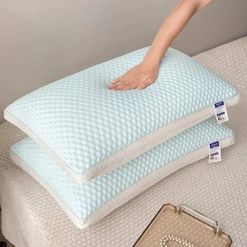 NeckContour Pude – Ergonomisk Nakkestøtte Blå