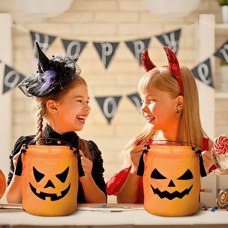 PumpkinGlow – LED Græskarkurv til Halloween