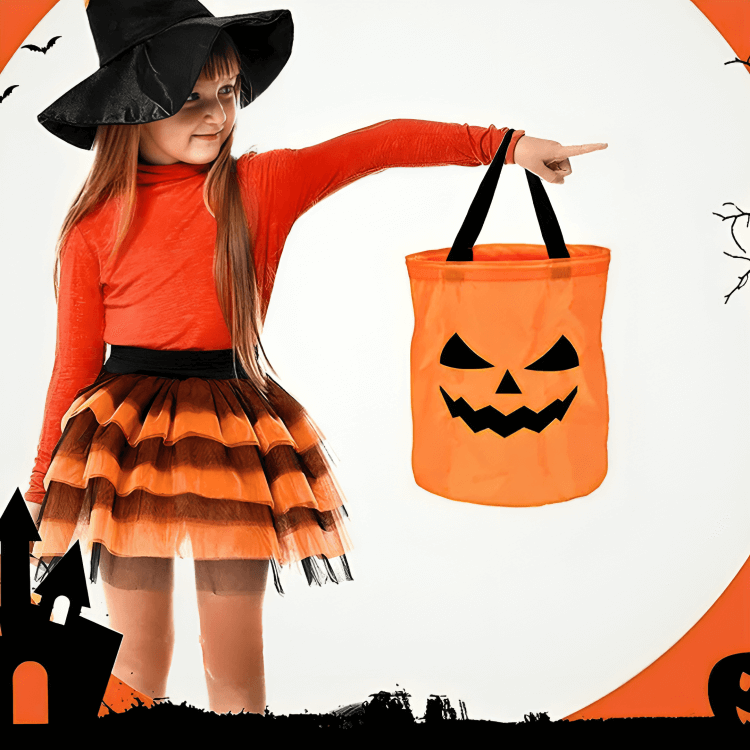 PumpkinGlow – LED Græskarkurv til Halloween