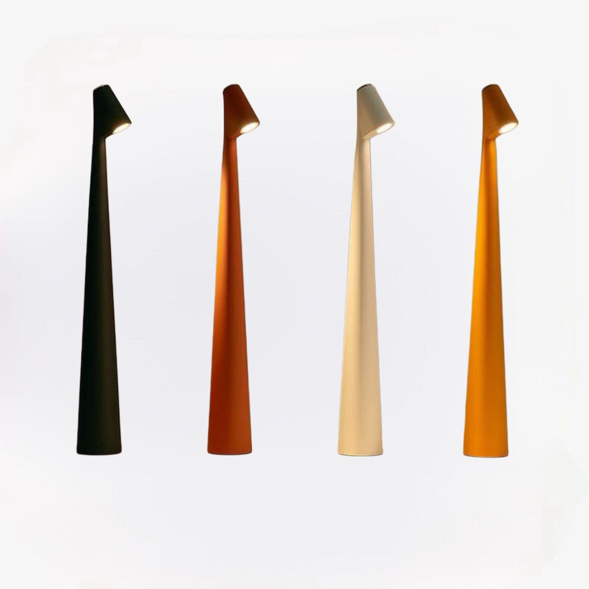 Draadloze LED Tafellamp – Scandinavisch Design Oplaadbare Tafellamp Zwart