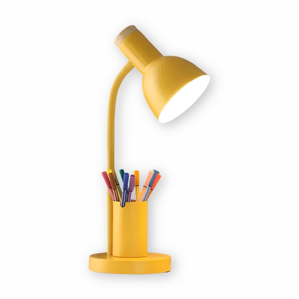 LumoDesk Bordlampe – Smart Lys til Arbejdsbordet Gul