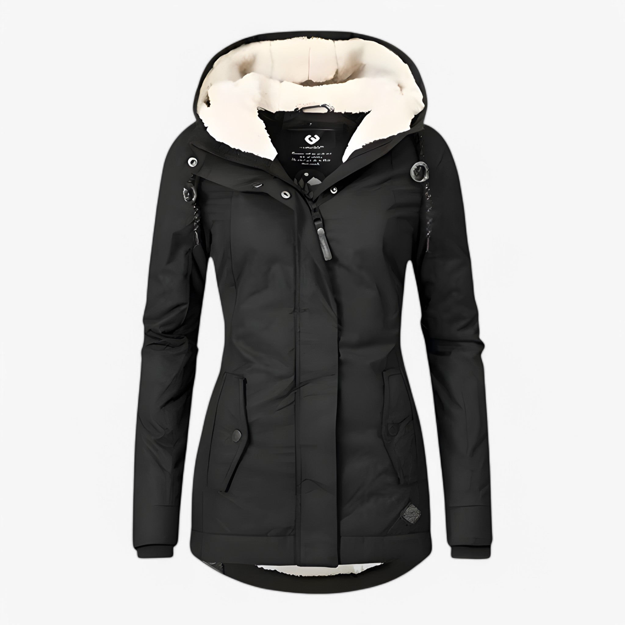 Nordelle - Elegant Lang Dame Vinterfrakke