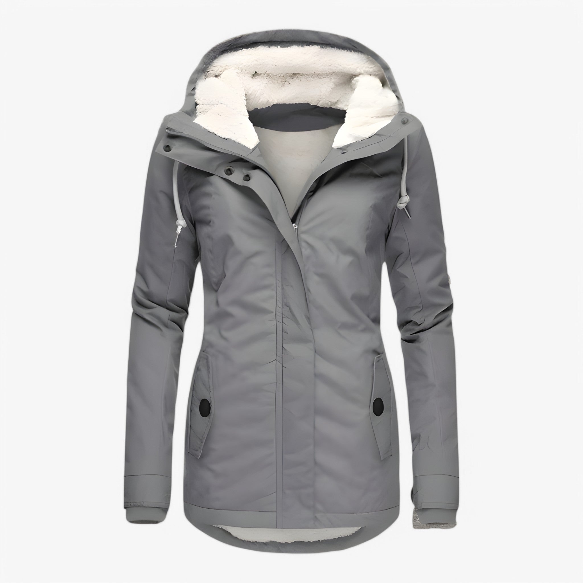 Nordelle - Elegant Lang Dame Vinterfrakke