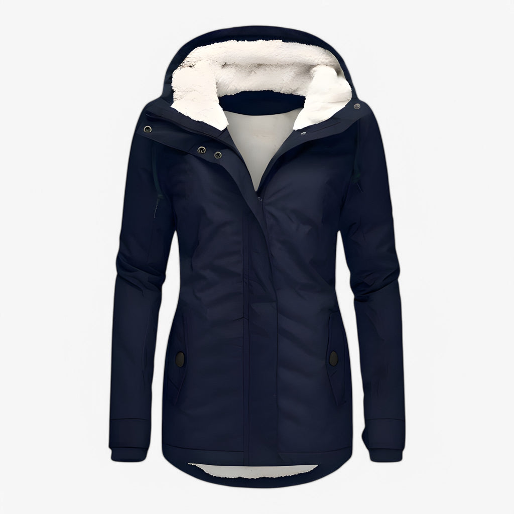 Nordelle - Elegant Lang Dame Vinterfrakke