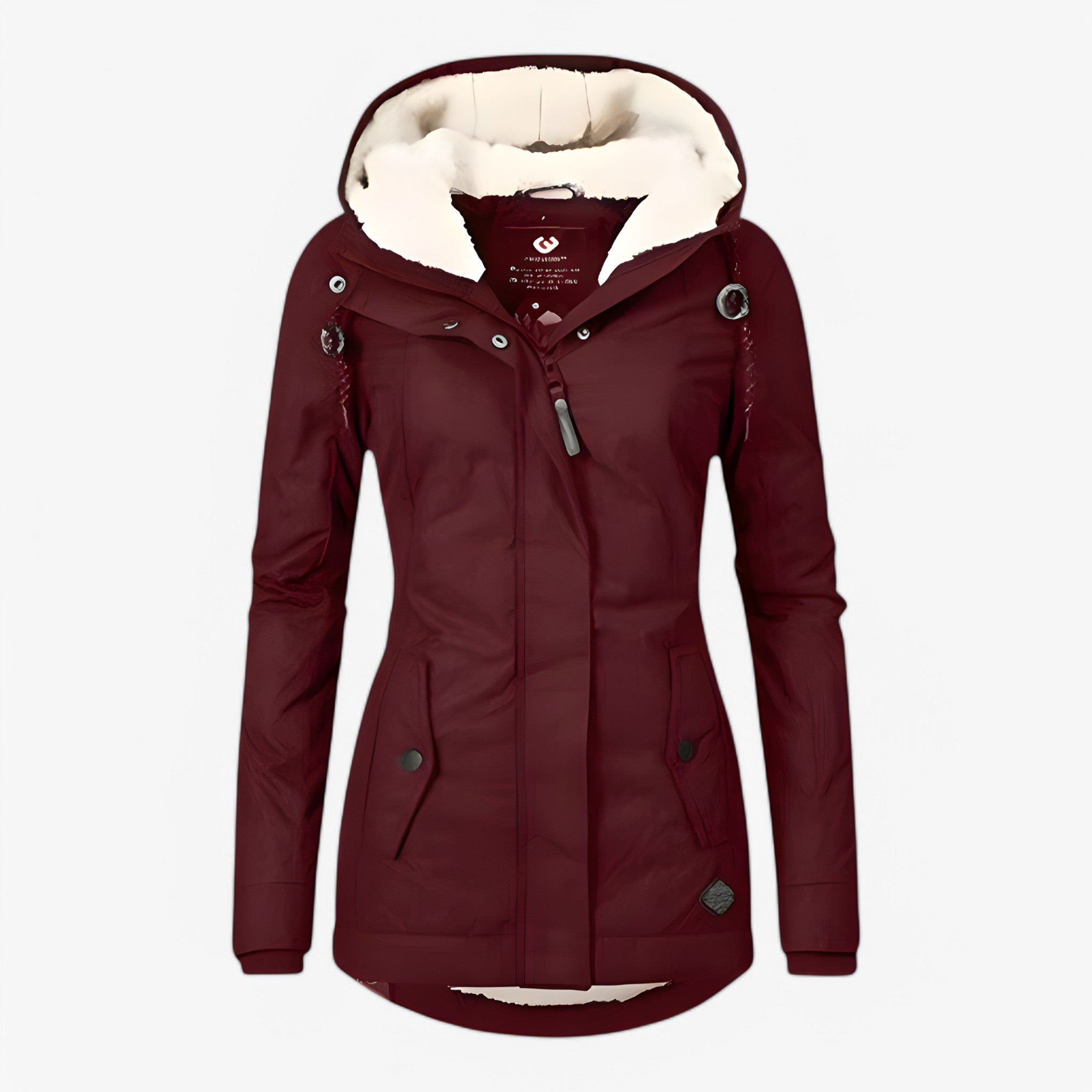 Nordelle - Elegant Lang Dame Vinterfrakke