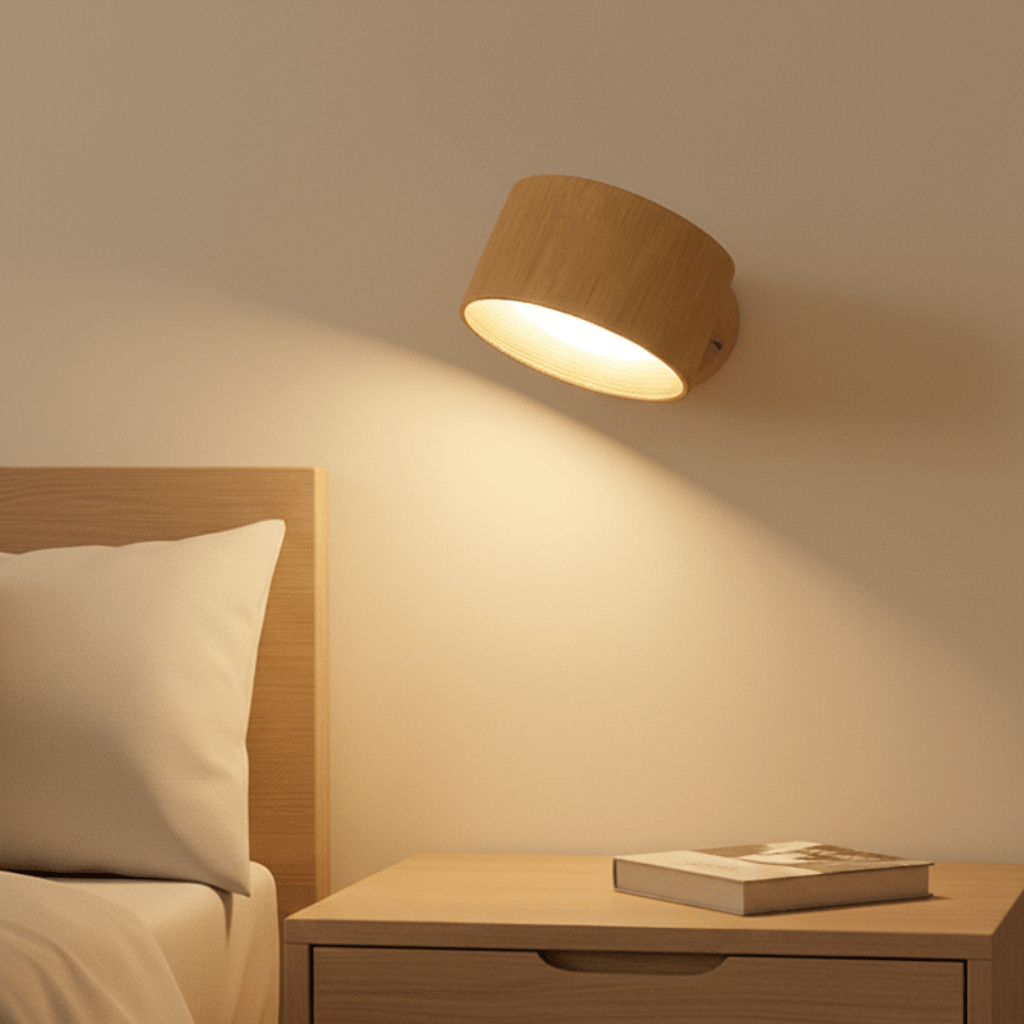 LumiNord Væglampe – Trådløst Design med Fjernbetjening