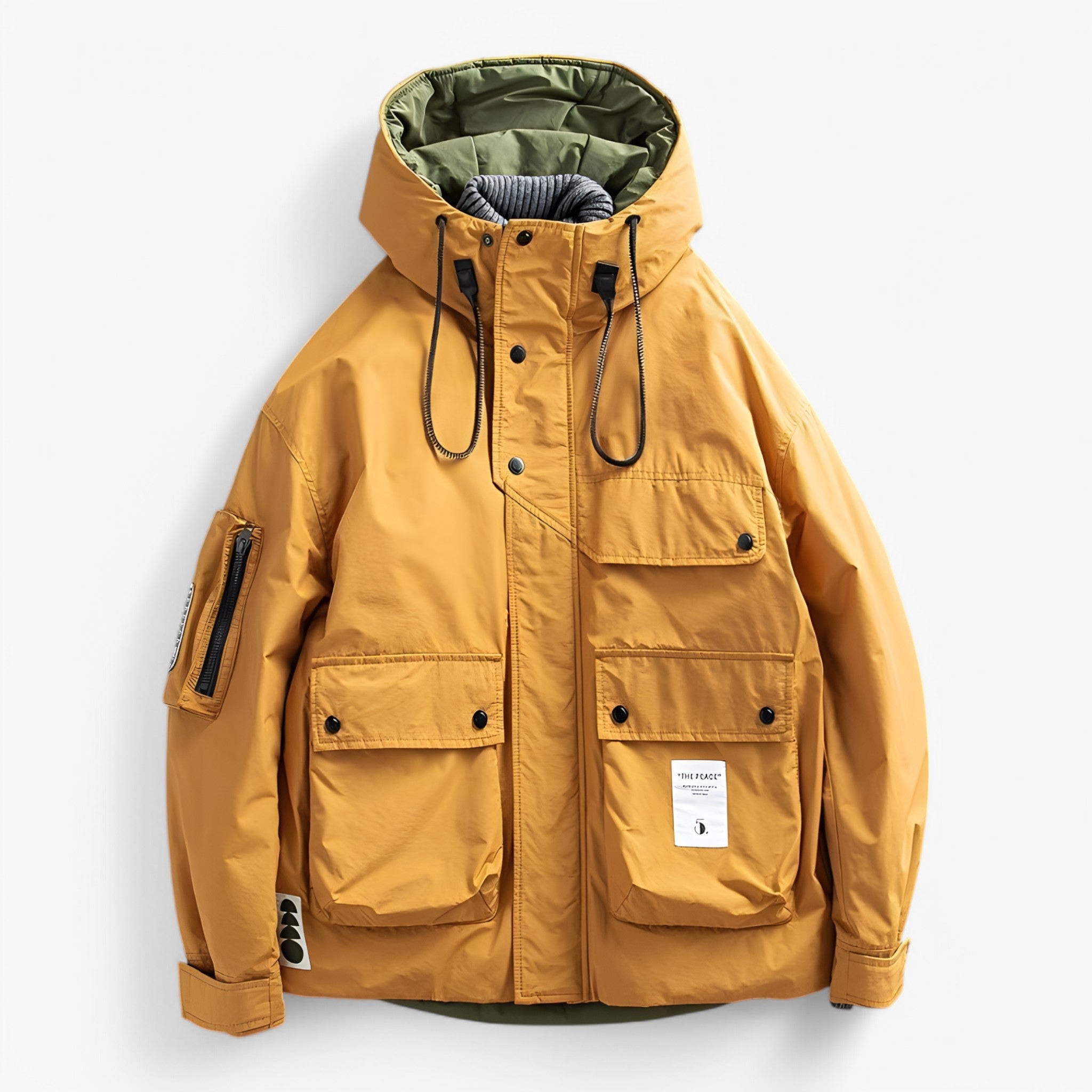 Nordvik – Lang Herre Parka med Hætte