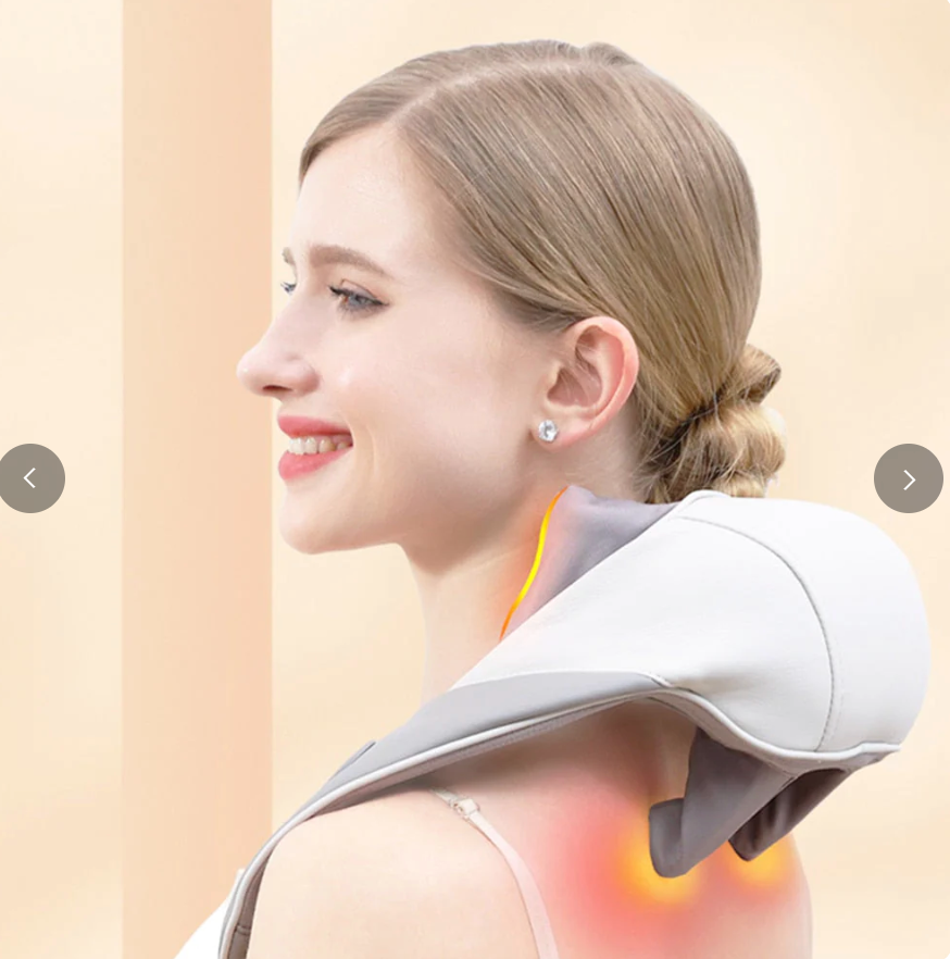 KneadEase Massageapparat – Trådløst Design med Varmefunktion