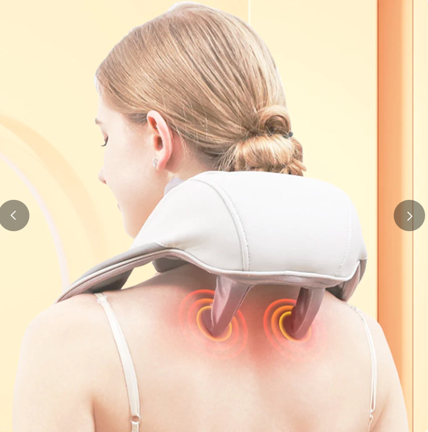 KneadEase Massageapparat – Trådløst Design med Varmefunktion