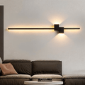 LumiLine - Minimalistisk LED Væglampe Sort