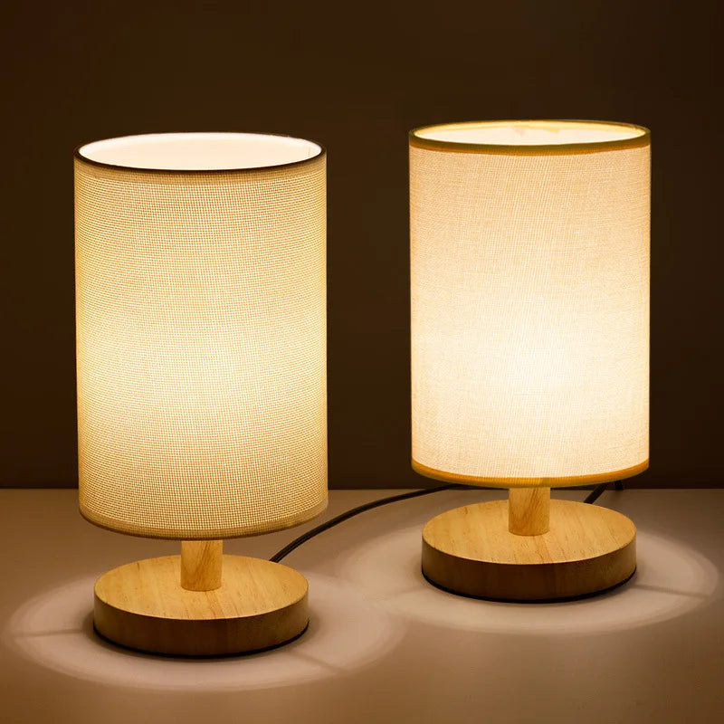 NordLume Bordlampe – Organisk Design med Tekstilskærm