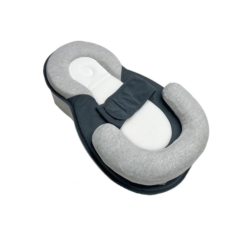 BabyNest Pude – Justerbart Design Grågrøn Stor