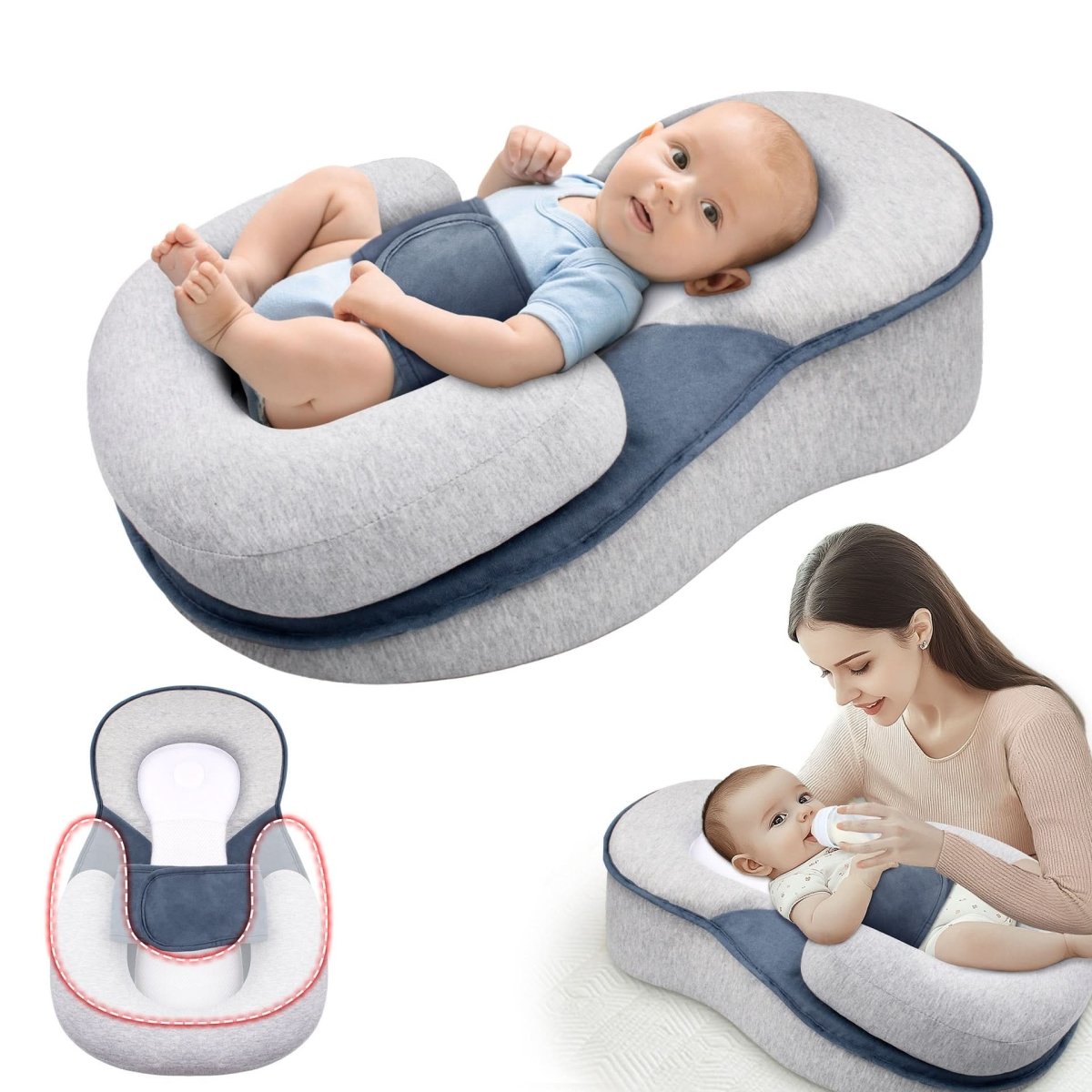 BabyNest Pude – Justerbart Design