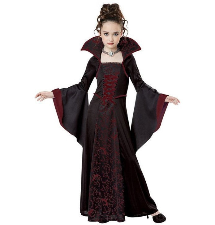 Vampirella – Halloween Vampyrkostume til Piger Sort