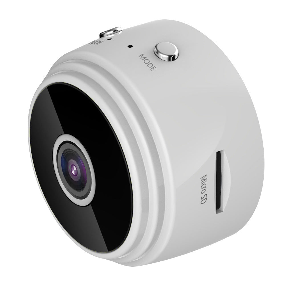 VisionMini WiFi-Kamera – Kompakt Magnetisk Design Hvid