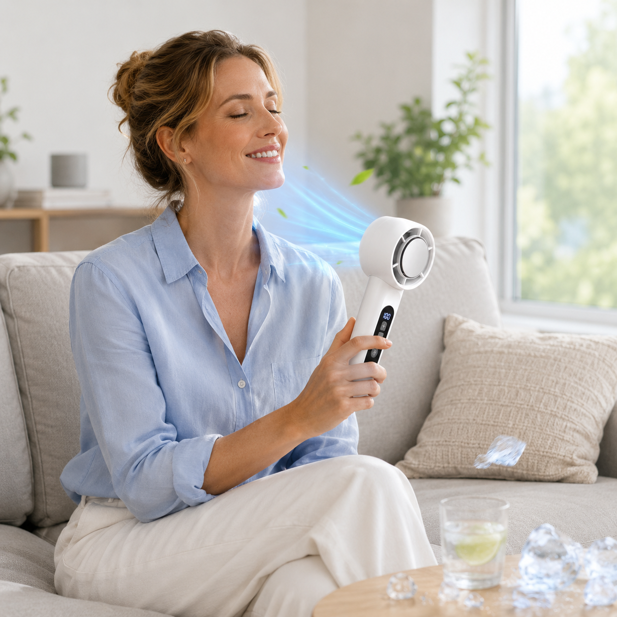AirPocket Håndventilator – Med LED-Display