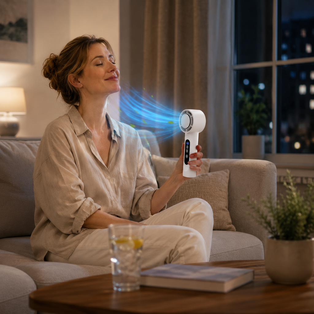 AirPocket Håndventilator – Med LED-Display