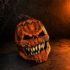 PumpkinFiend – Halloween Græskarmaske i Latex med Åbent Ansigt