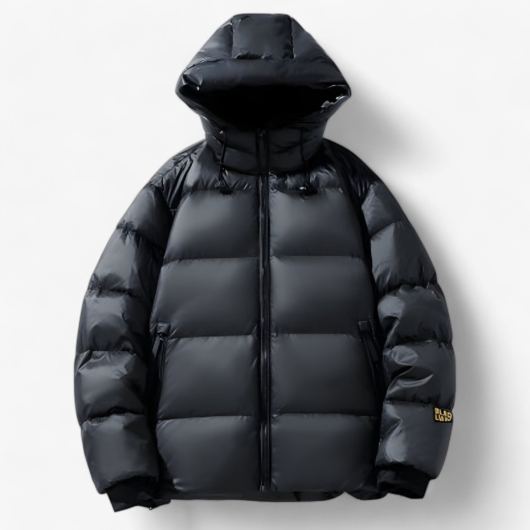 Nordmere - Kort Unisex Jakke med Hætte Sort