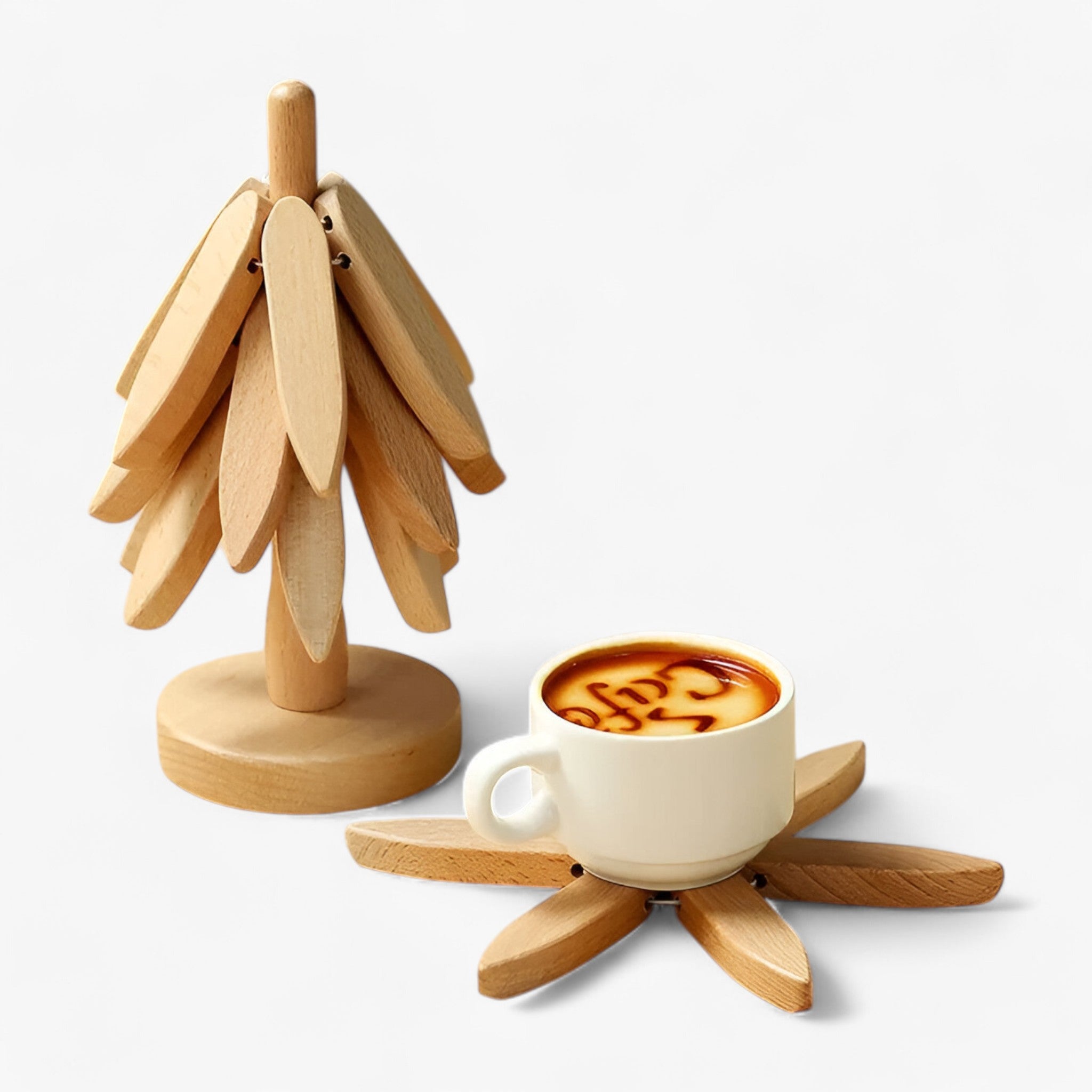 WoodGuard Houten Onderzetter – Enkele Tafelbescherming