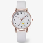 Velmira - Klassisk Dameur med Analog Quartz Urværk Hvid