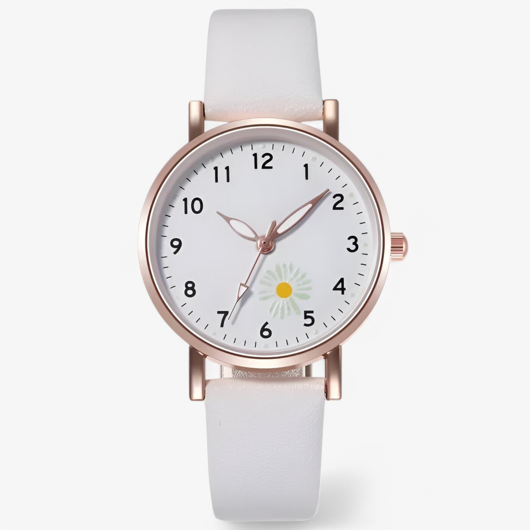 Velmira - Klassisk Dameur med Analog Quartz Urværk Hvid