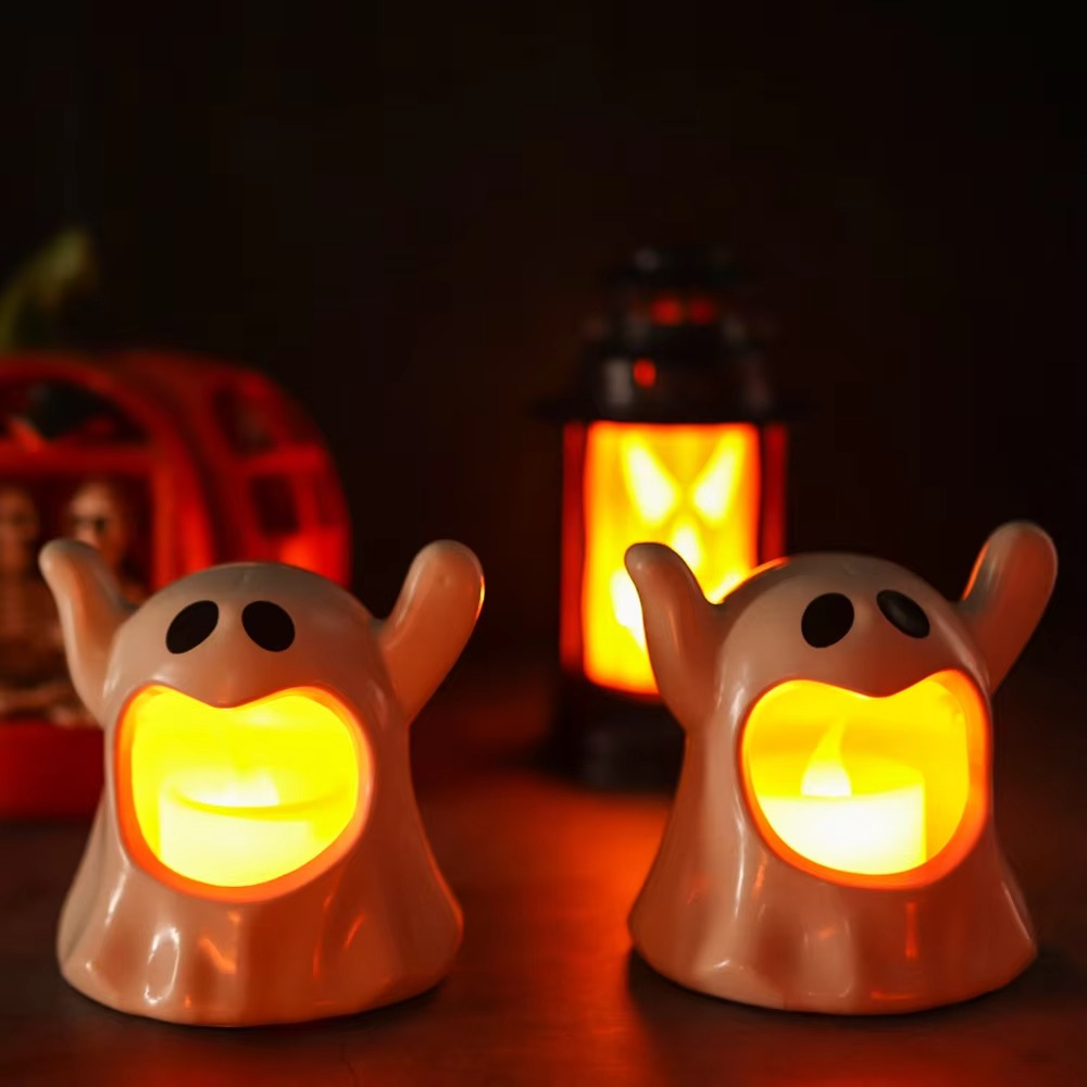 Ghostara – Halloween LED-Lampe med Spøgelsesdesign