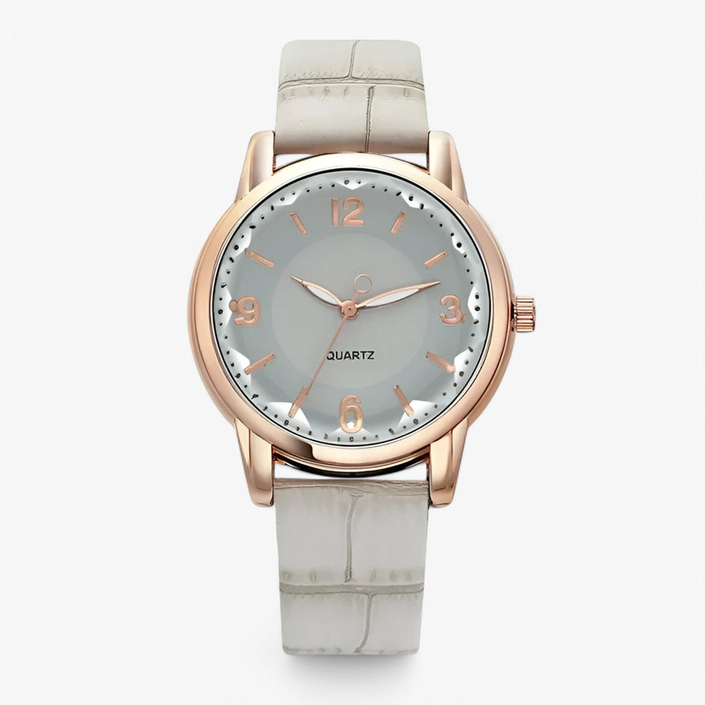 Lunessa - Elegant Quartz Dameur med Analog Urskive