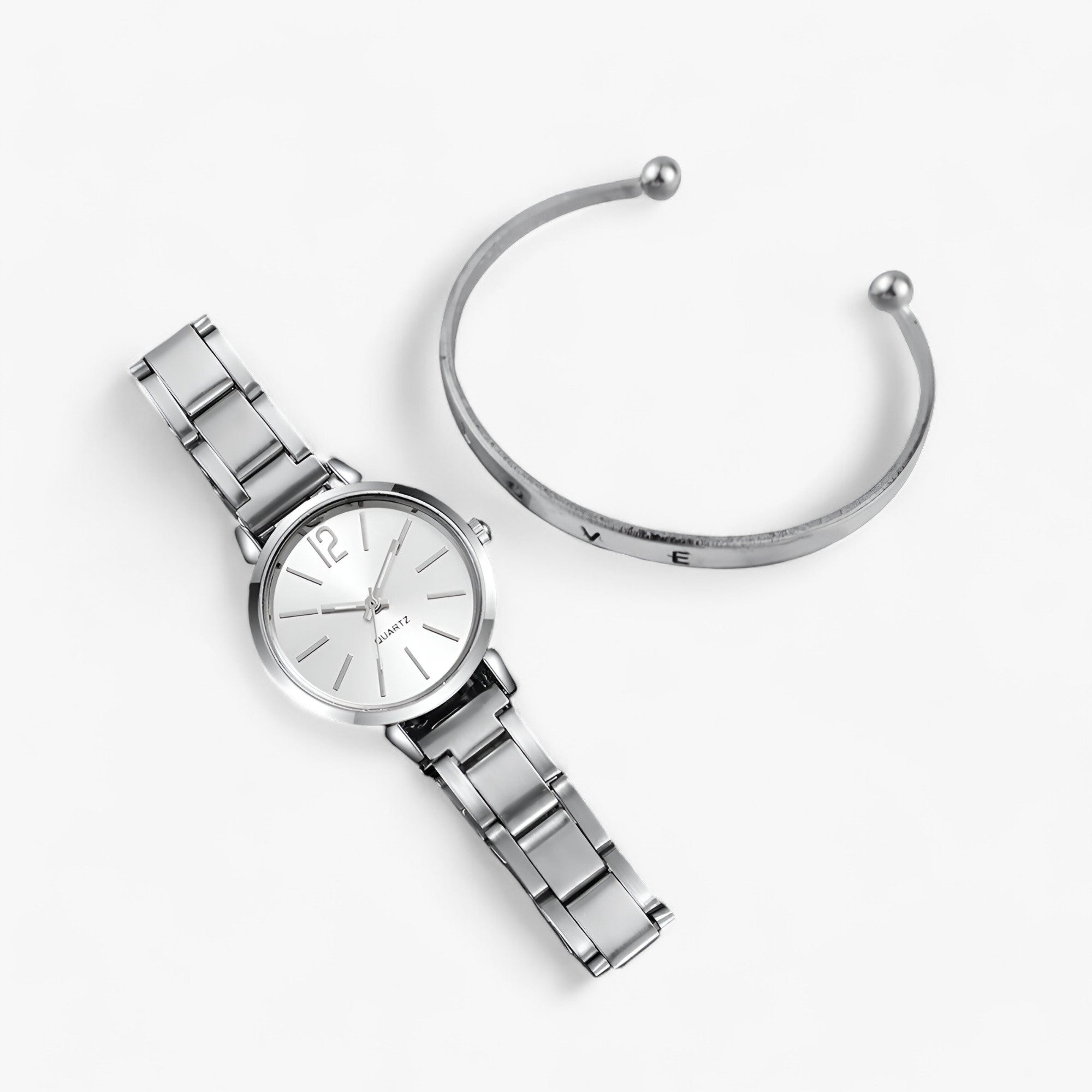 Virelle - Dameur med Matchende Armbåndssæt