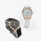 Lunessa - Elegant Quartz Dameur med Analog Urskive
