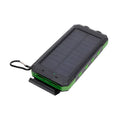 SolarVolt Powerbank – Med Solcellepanel og Lommelygte Grøn