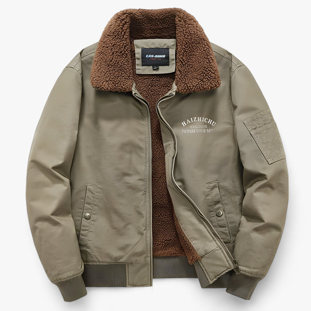 Arcteron - Herre Outdoor Jakke med Hætte Khaki01