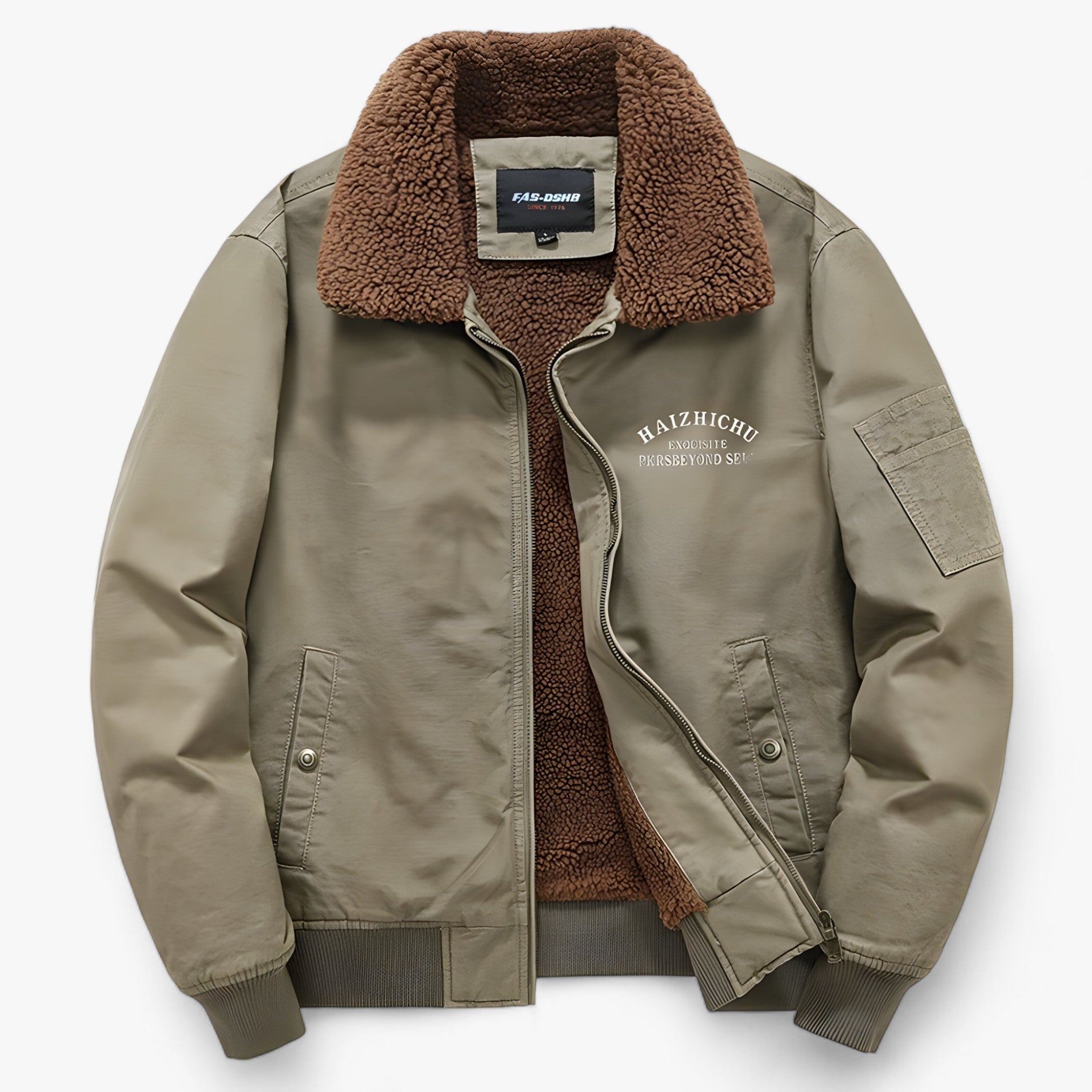 Arcteron - Herre Outdoor Jakke med Hætte Khaki01
