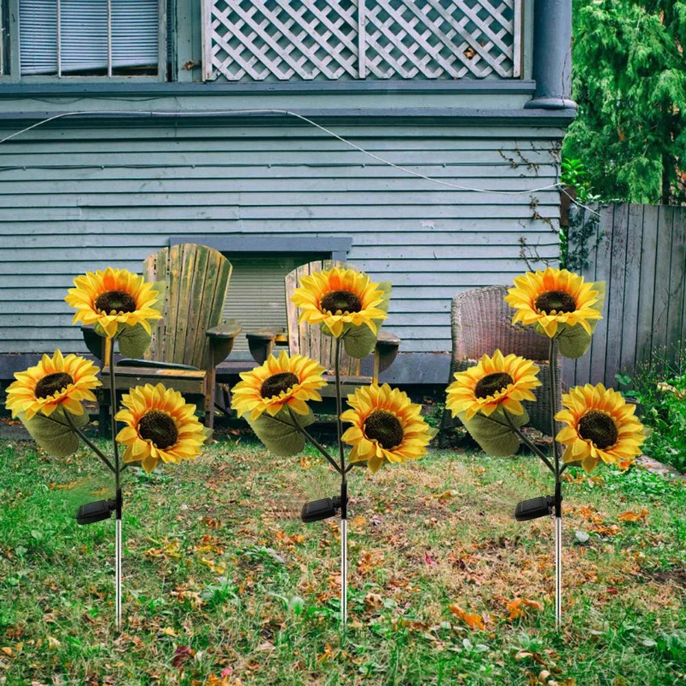 SunBloom Havelampe – Solcelledrevet Design