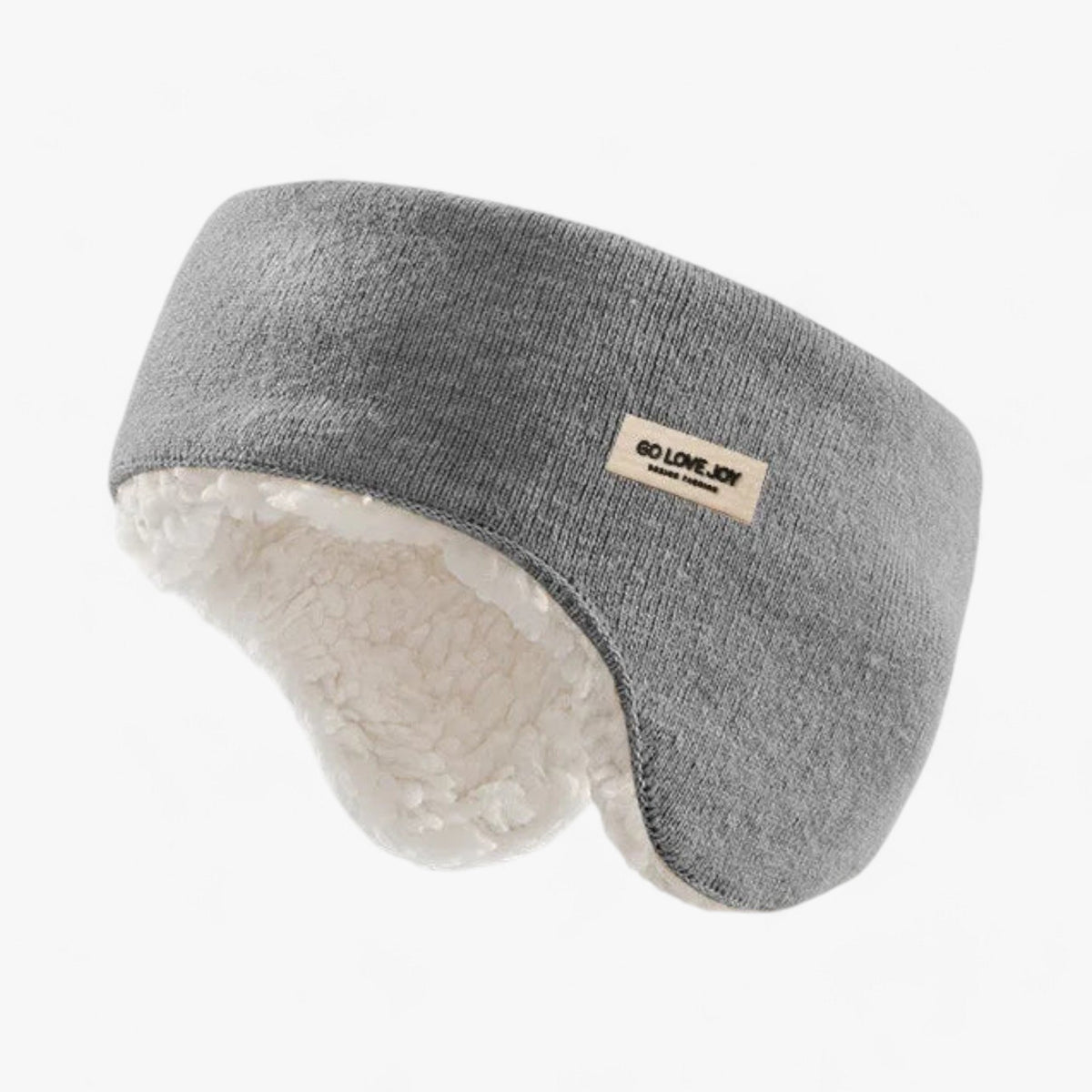 Unisex Ørevarmere - Kunstpels med Justerbar Pasform Grå