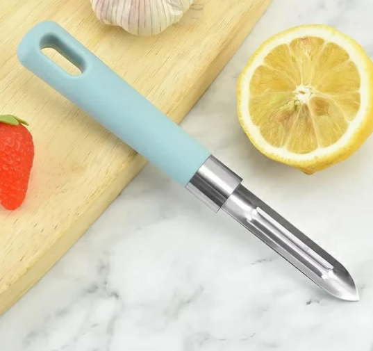ChefEase Køkkenskræller – Multifunktionelt Design Blå