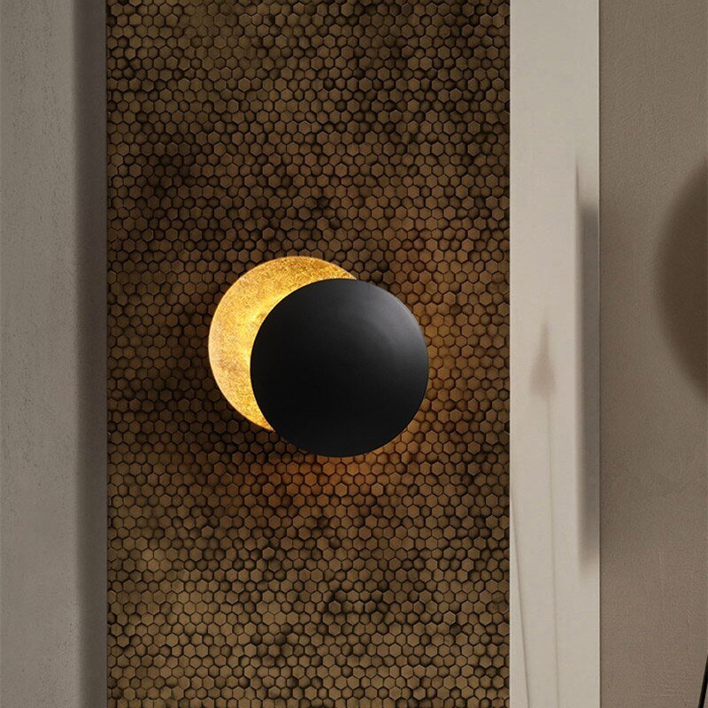 EclipseLamp LED Wandlamp – Decoratieve Wandverlichting Warm Wit Ø20 cm