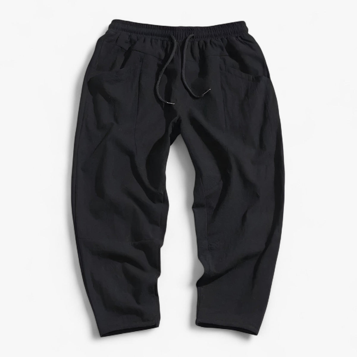 Herre Linnedbukser - Loose Fit med Snøre