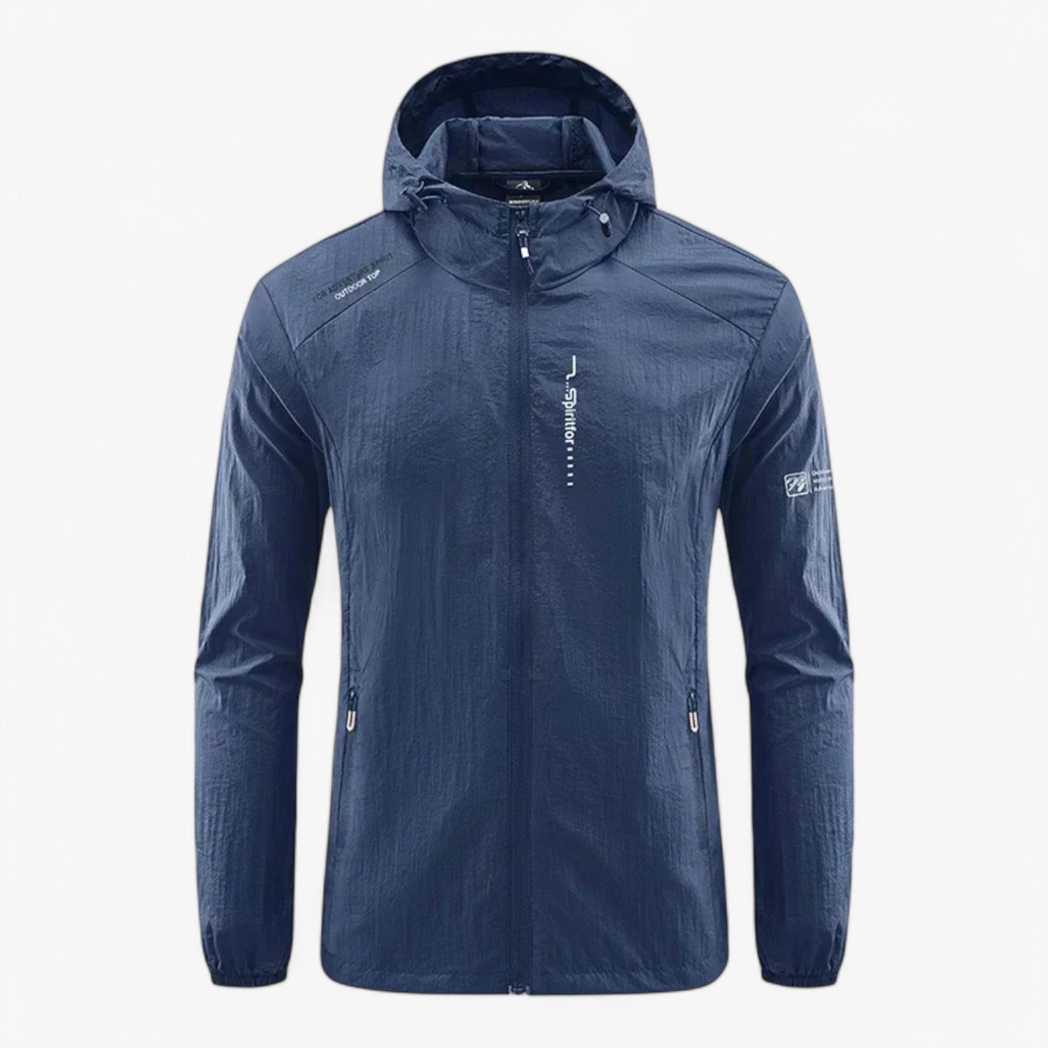 NordTrail - Komfortabel Outdoorjakke til Herre Denimblå