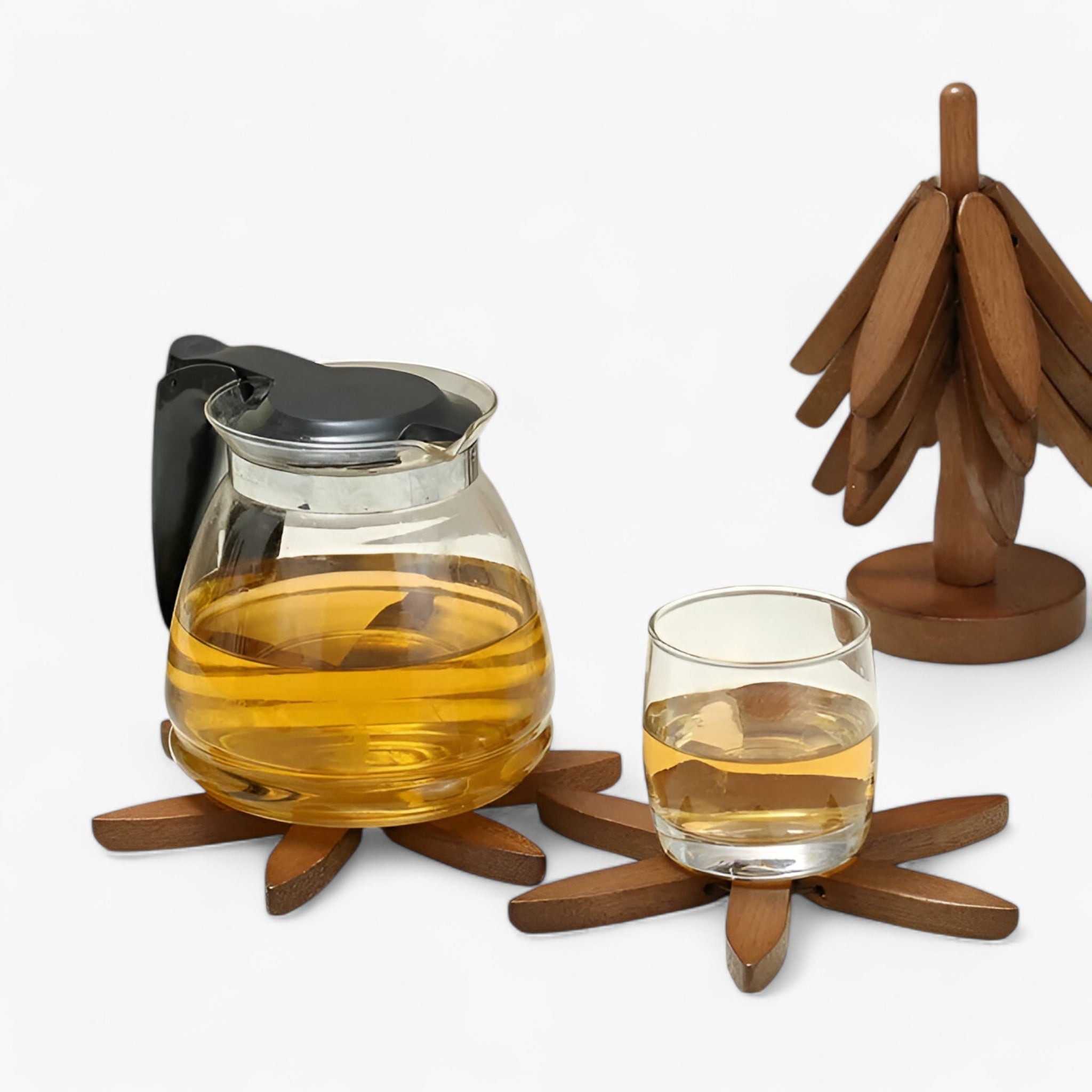 WoodGuard Houten Onderzetter – Enkele Tafelbescherming