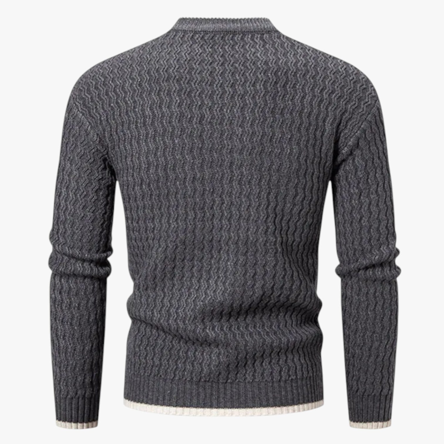 Velmoro - Slim Fit Herre Striktrøje