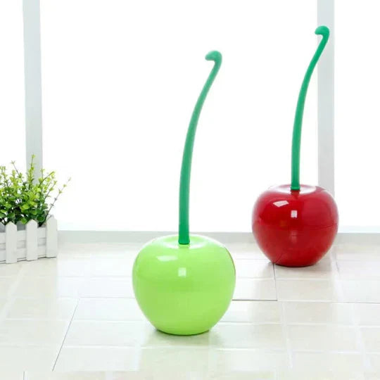 CherryClean - Toiletbørste med Dekorativt Kirsebærdesign