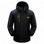 Nordéa - Lang Damejakke med Hætte Sort