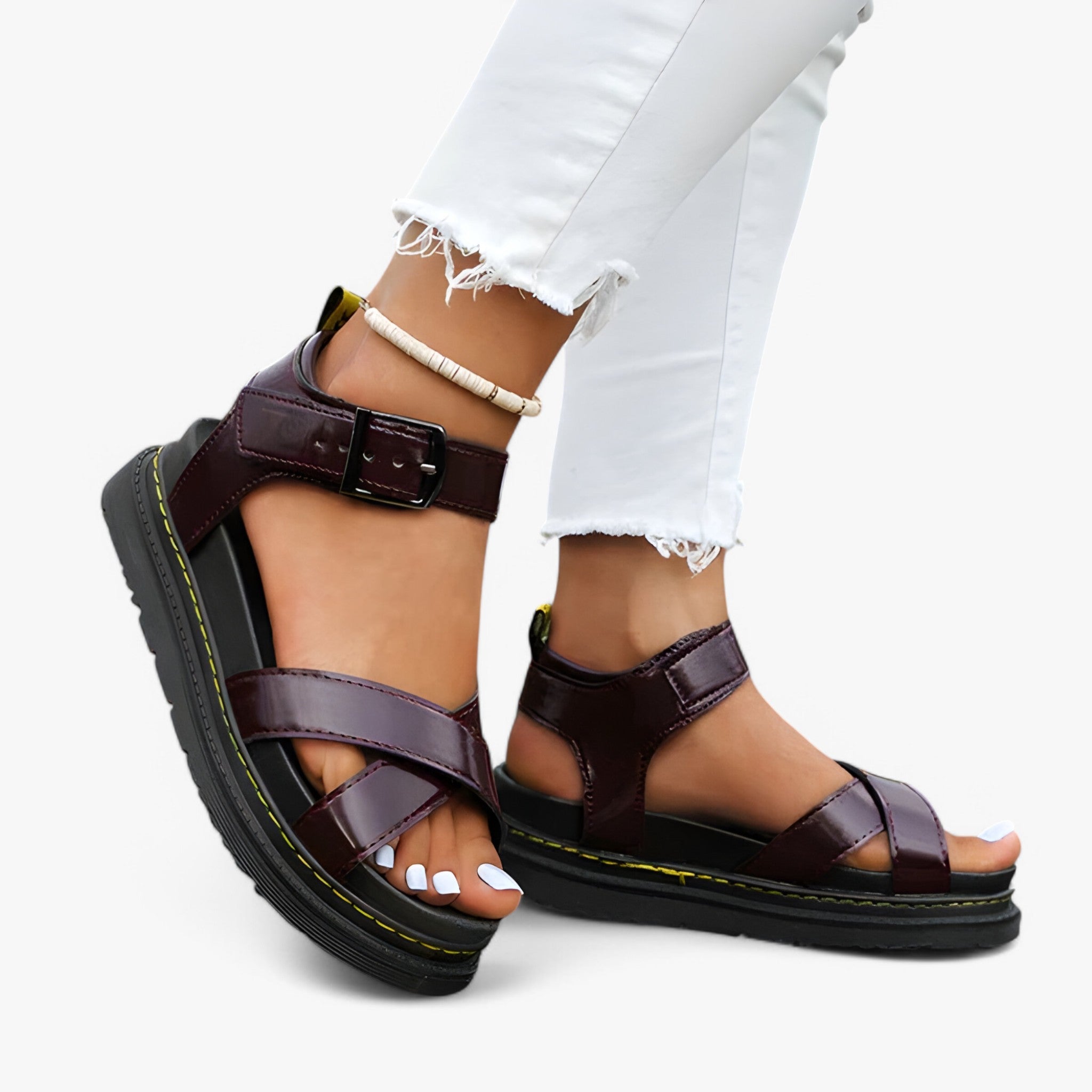 Livara - Dame Sandaler med Justerbare Remme