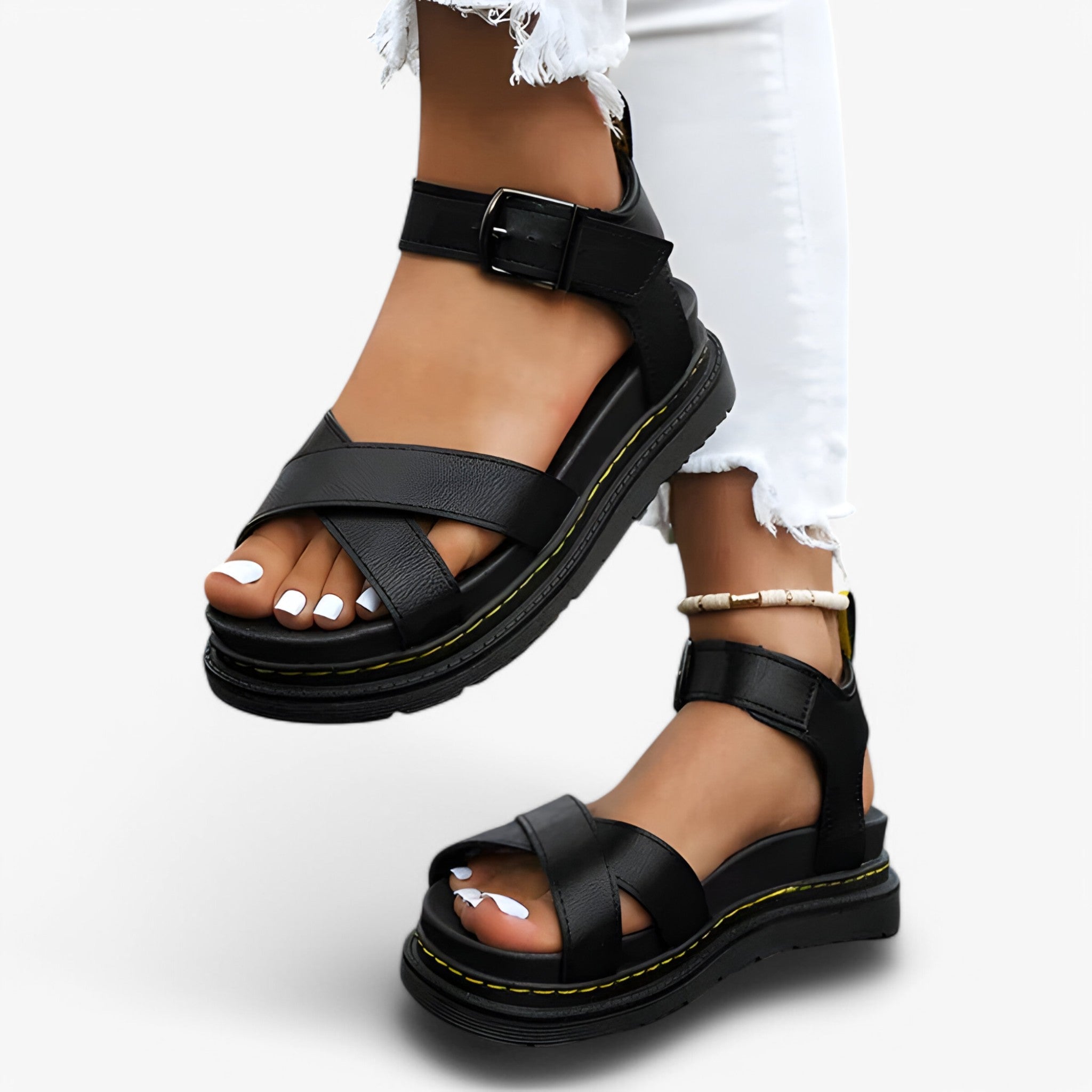 Livara - Dame Sandaler med Justerbare Remme
