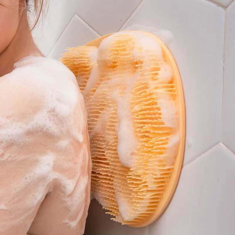 GlideScrub Massagemåtte – Skridsikker Badeskrubber med Sugekopper